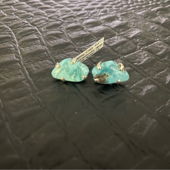 Sterling silver 925 One of a kind Royston Turquoise earrings 16.77 carats - Picture 2 of 9